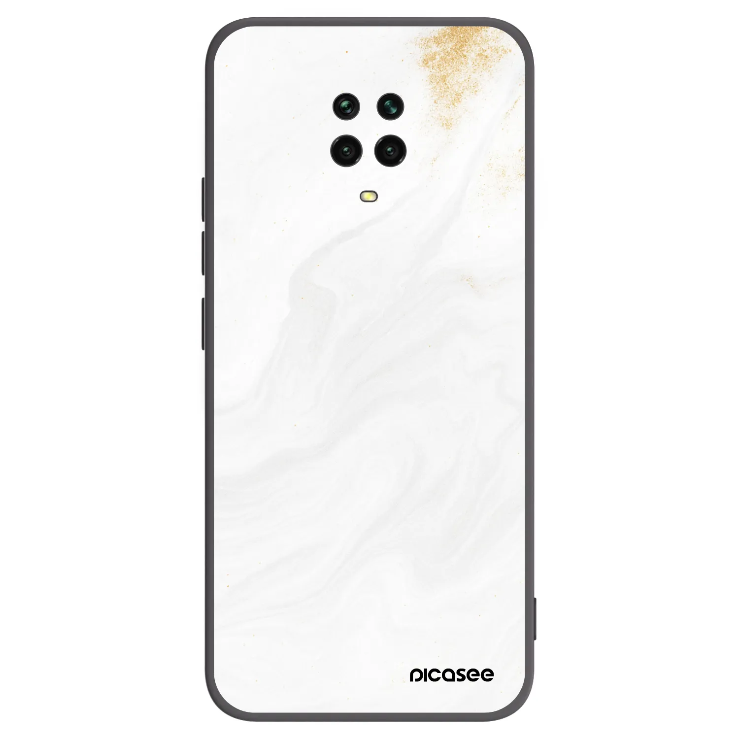 Picasee silikónový čierny obal pre Xiaomi Redmi Note 9S - White