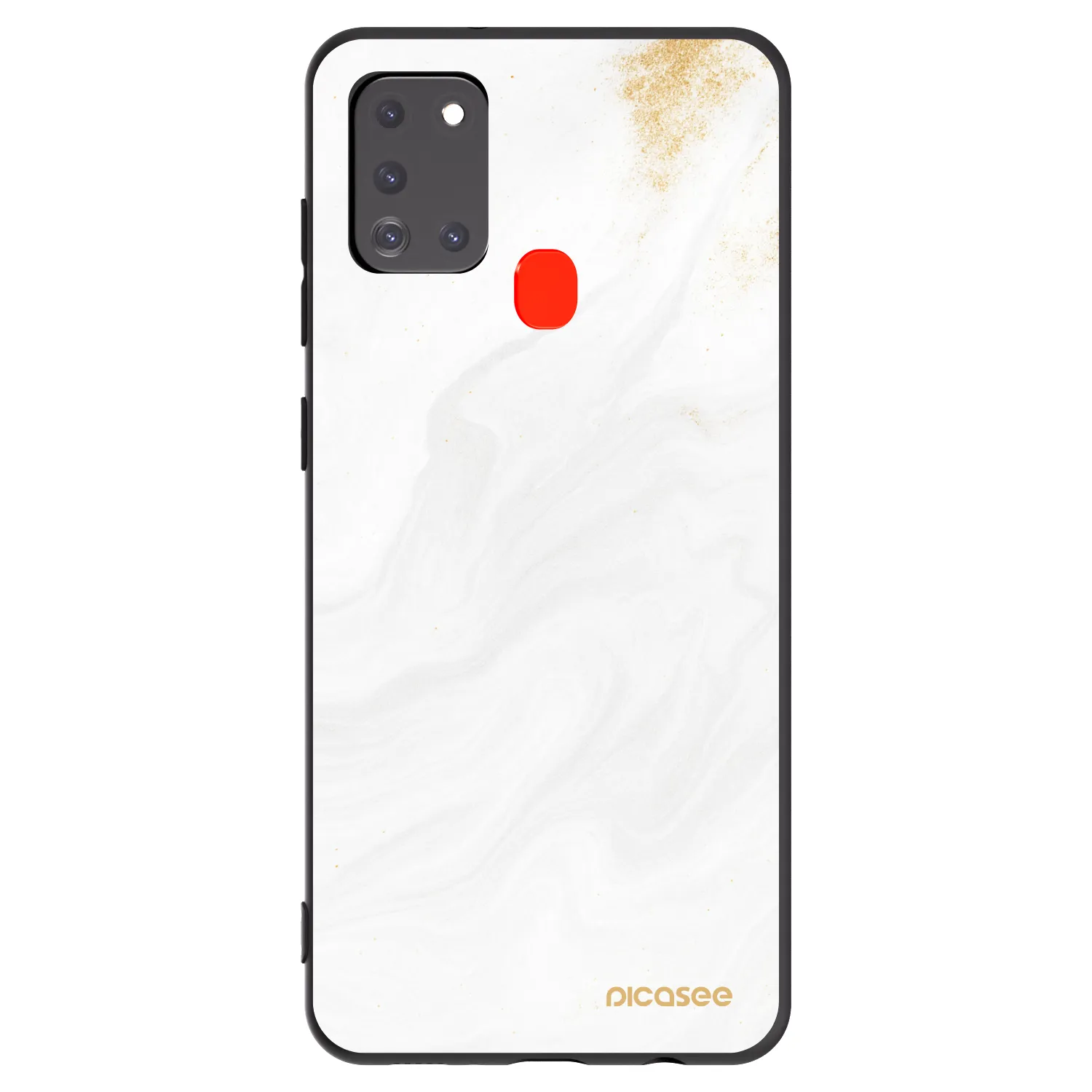 Picasee silikónový čierny obal pre Samsung Galaxy A21s - White
