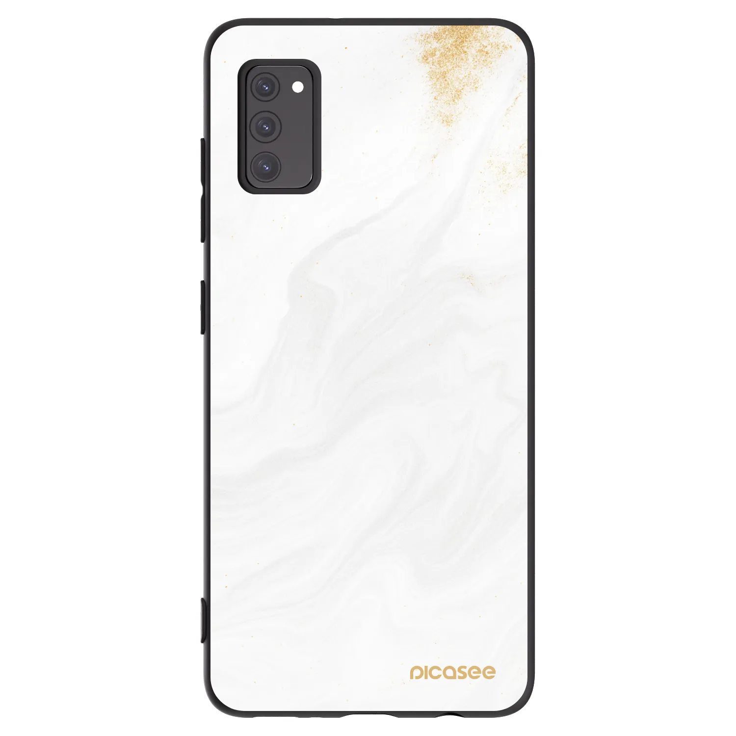 Picasee silikónový čierny obal pre Samsung Galaxy A41 A415F - White