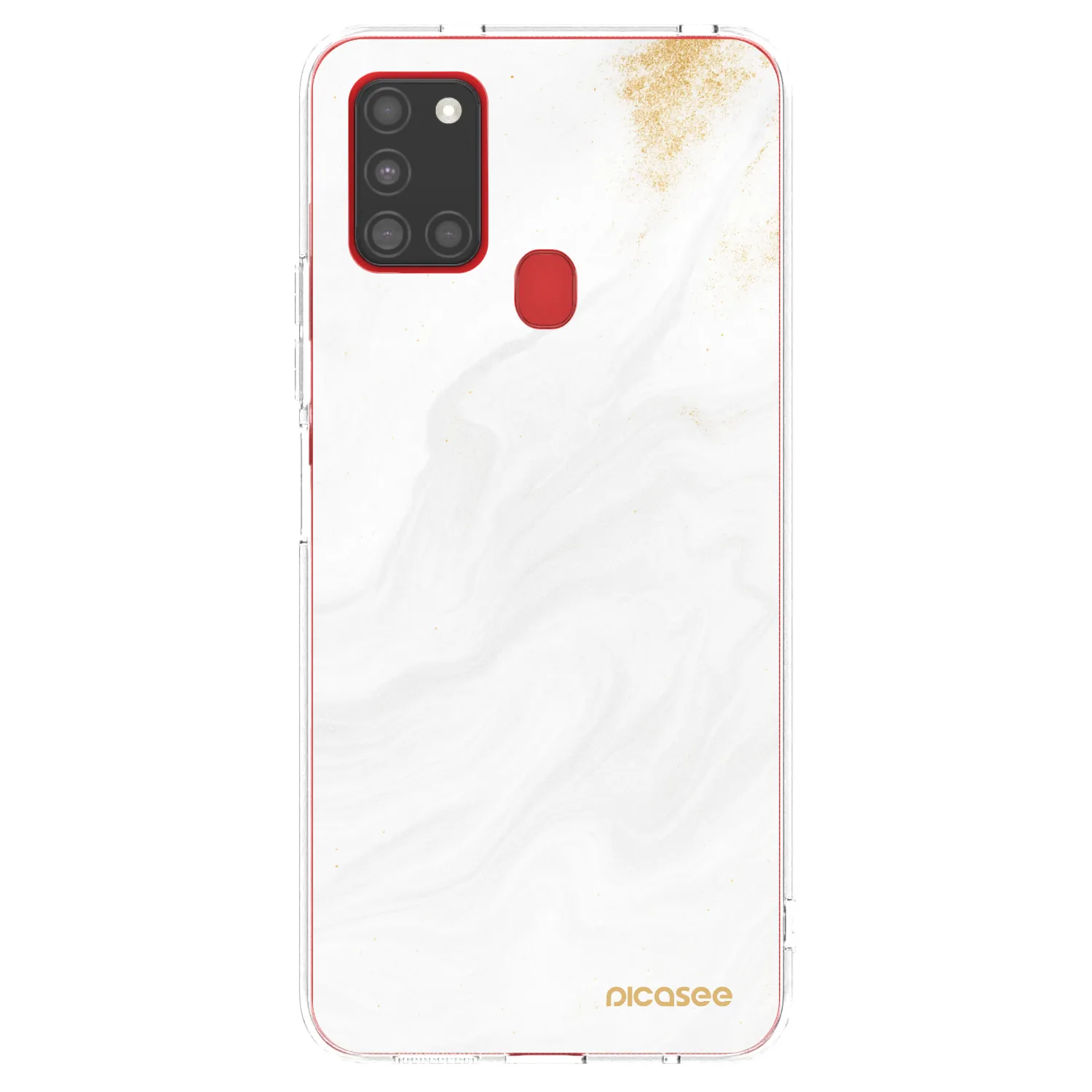 Picasee silikónový prehľadný obal pre Samsung Galaxy A21s - White