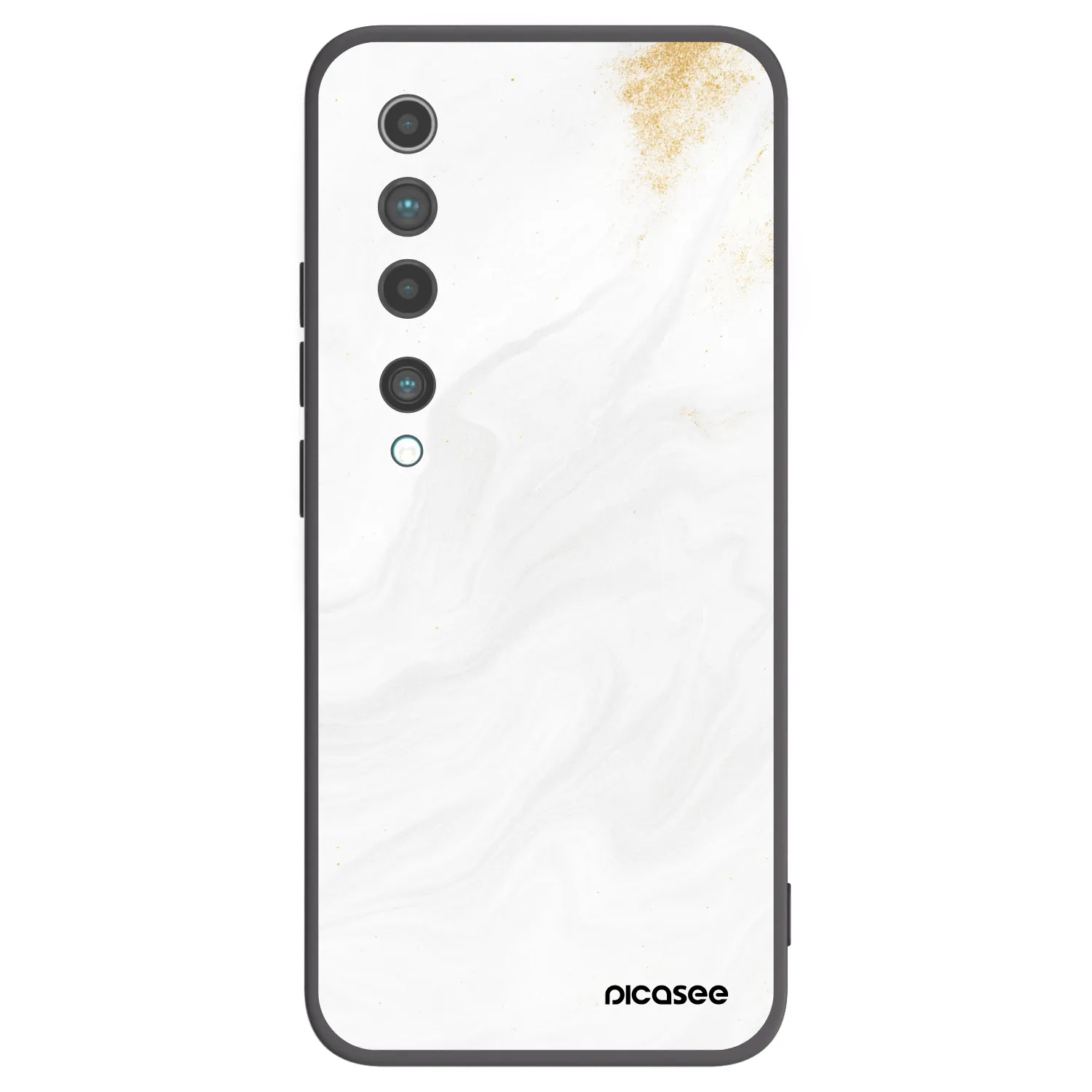 Picasee silikónový čierny obal pre Xiaomi Mi 10 - White