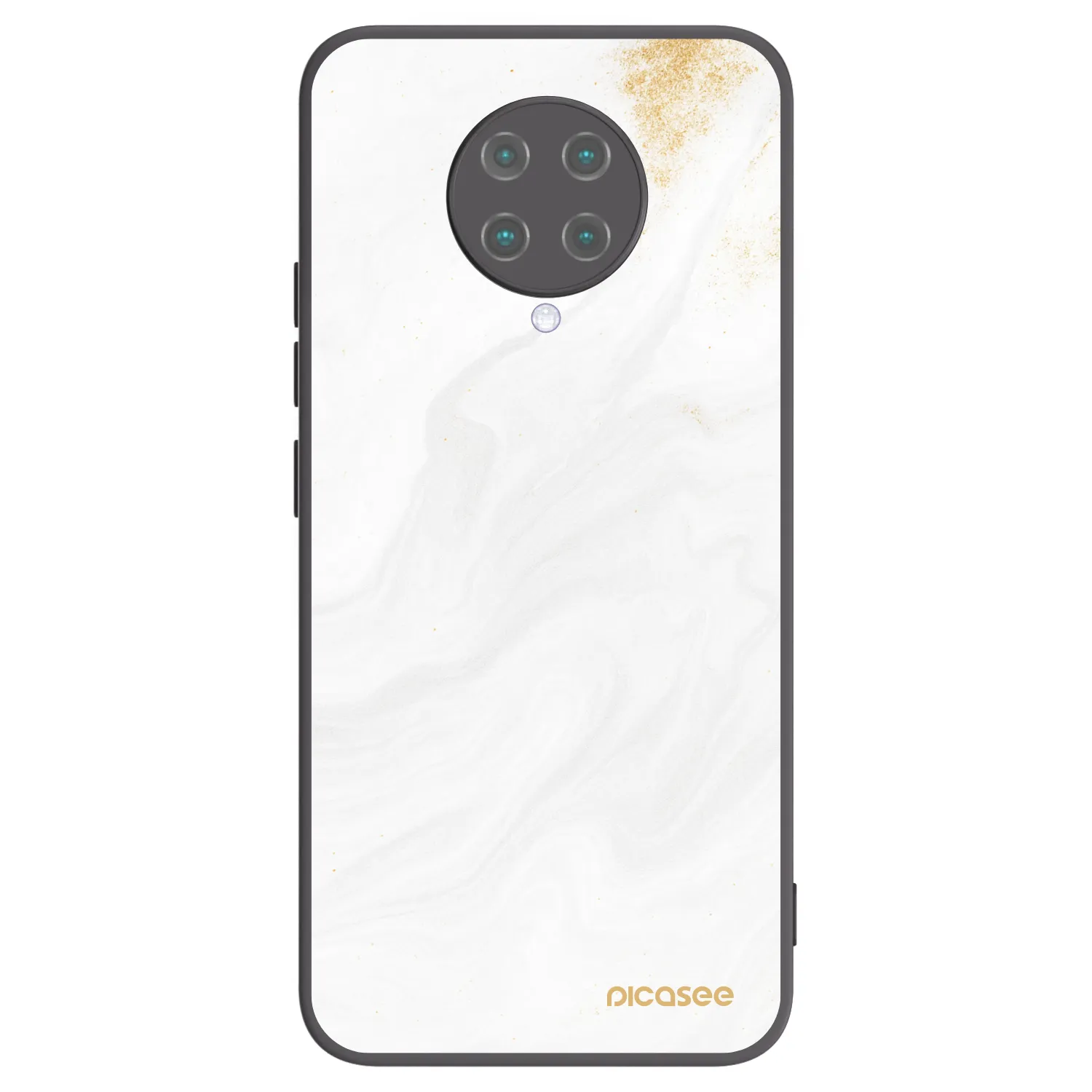 Picasee silikónový čierny obal pre Xiaomi Poco F2 Pro - White