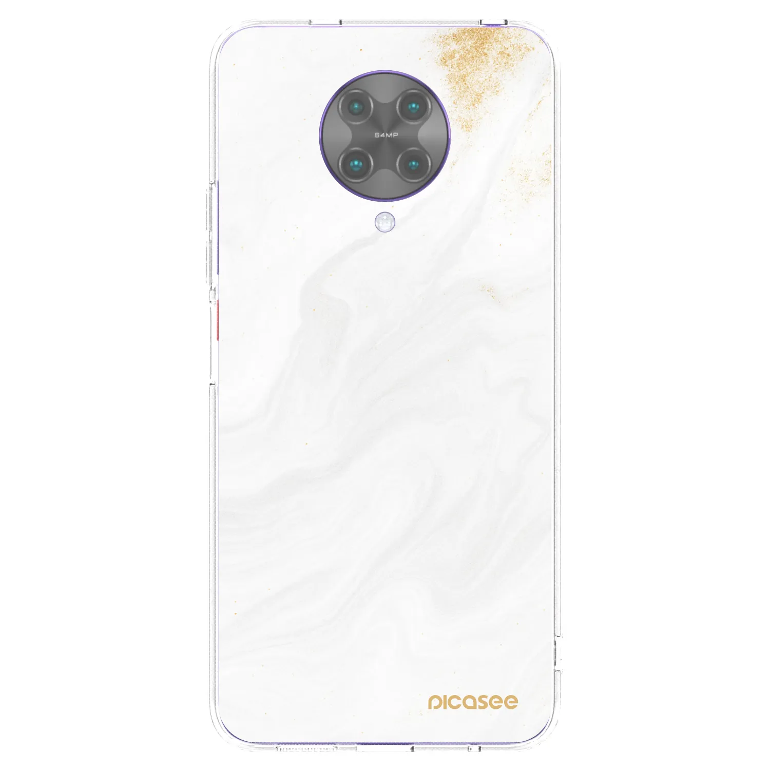 Picasee silikónový prehľadný obal pre Xiaomi Poco F2 Pro - White