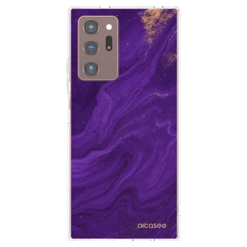Picasee silikónový prehľadný obal pre Samsung Galaxy Note 20 Ultra - Purple