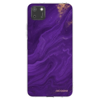 Picasee silikónový prehľadný obal pre Huawei Y5P - Purple
