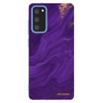 Picasee silikónový prehľadný obal pre Samsung Galaxy S20 FE - Purple