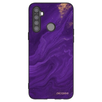 Picasee silikónový čierny obal pre Realme 6i - Purple