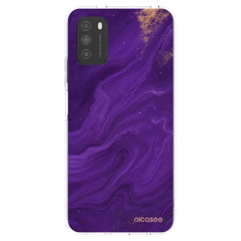Picasee silikónový prehľadný obal pre Xiaomi Poco M3 - Purple