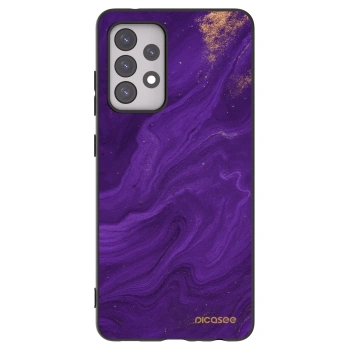 Picasee silikónový čierny obal pre Samsung Galaxy A52 5G A525F - Purple