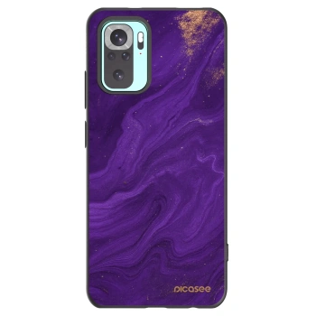 Picasee silikónový čierny obal pre Xiaomi Redmi Note 10 Pro - Purple