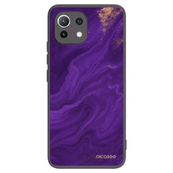 Picasee silikónový čierny obal pre Xiaomi Mi 11 Lite - Purple