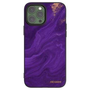 Picasee silikónový čierny obal pre Apple iPhone 13 Pro Max - Purple