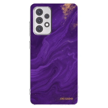 Picasee silikónový prehľadný obal pre Samsung Galaxy A52s 5G A528B - Purple
