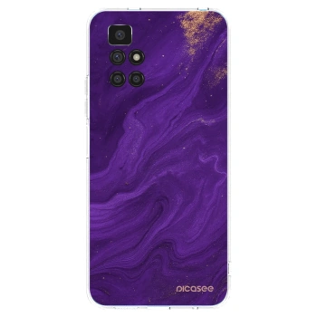 Picasee silikónový prehľadný obal pre Xiaomi Redmi 10 - Purple