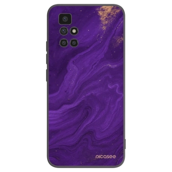 Picasee silikónový čierny obal pre Xiaomi Redmi 10 - Purple