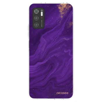 Picasee silikónový prehľadný obal pre Xiaomi Poco M3 Pro 5G - Purple