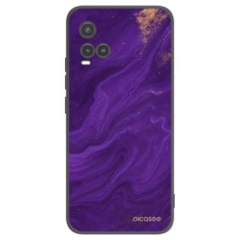 Picasee silikónový čierny obal pre Vivo Y33s - Purple