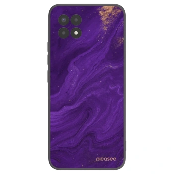 Picasee silikónový čierny obal pre Realme 8i - Purple