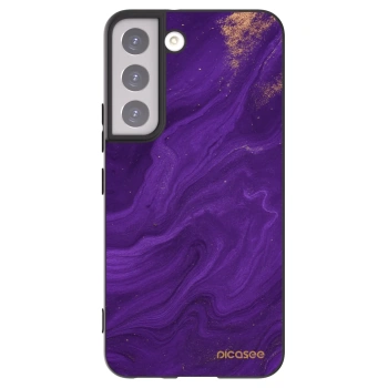 Picasee silikónový čierny obal pre Samsung Galaxy S22 5G - Purple
