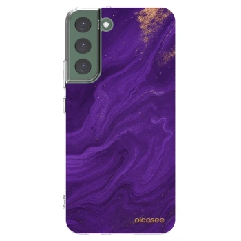 Picasee silikónový prehľadný obal pre Samsung Galaxy S22+ 5G - Purple