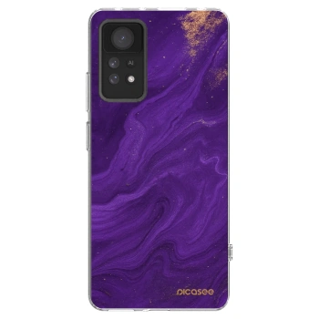 Picasee silikónový prehľadný obal pre Xiaomi Redmi Note 11 Pro 5G - Purple