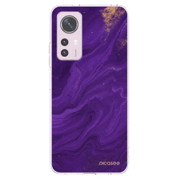 Picasee silikónový prehľadný obal pre Xiaomi 12 - Purple