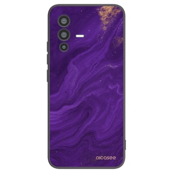 Picasee silikónový čierny obal pre Vivo V23 5G - Purple