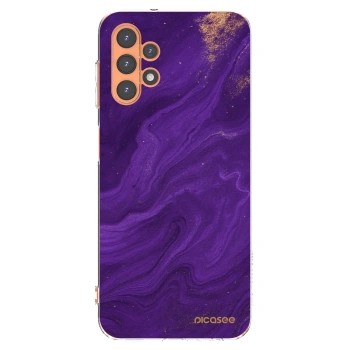 Picasee silikónový prehľadný obal pre Samsung Galaxy A13 4G A135 - Purple