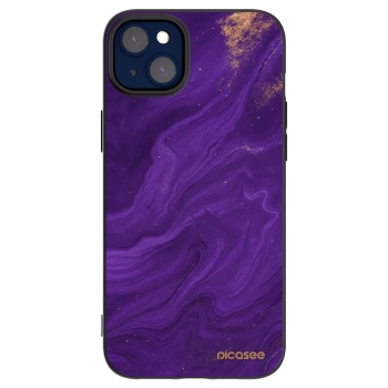 Picasee silikónový čierny obal pre Apple iPhone 14 Plus - Purple