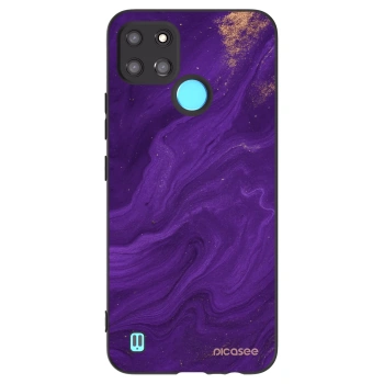 Picasee silikónový čierny obal pre Realme C21Y - Purple