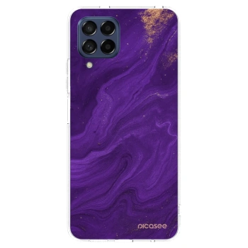 Picasee silikónový prehľadný obal pre Samsung Galaxy M53 5G - Purple