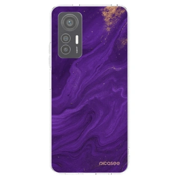 Picasee silikónový prehľadný obal pre Xiaomi 12 Lite - Purple