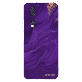 Picasee silikónový prehľadný obal pre Honor 70 - Purple