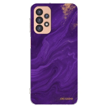 Picasee silikónový prehľadný obal pre Samsung Galaxy A23 A236B 5G - Purple