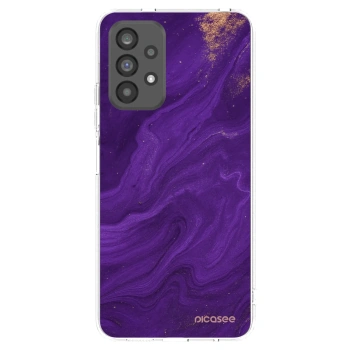 Picasee silikónový prehľadný obal pre Samsung Galaxy A73 5G - Purple