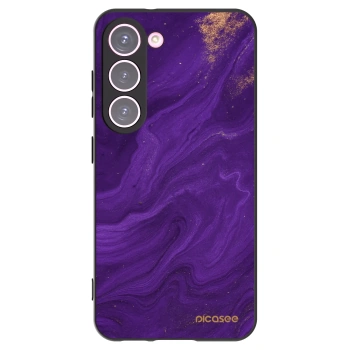Picasee silikónový čierny obal pre Samsung Galaxy S23 5G - Purple