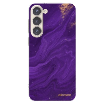 Picasee silikónový prehľadný obal pre Samsung Galaxy S23+ 5G - Purple