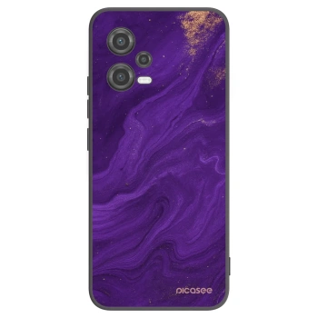 Picasee silikónový čierny obal pre Xiaomi Poco X5 - Purple