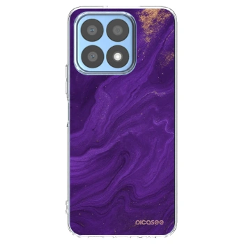 Picasee silikónový prehľadný obal pre Honor X8a - Purple