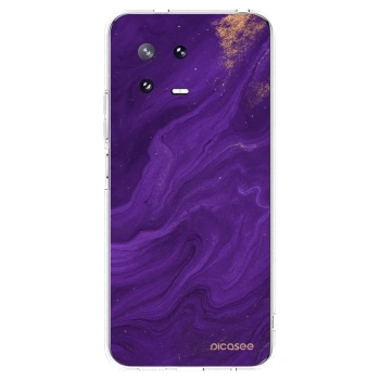 Picasee silikónový prehľadný obal pre Xiaomi 13 Pro - Purple