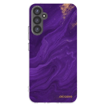 Picasee silikónový prehľadný obal pre Samsung Galaxy A34 5G A346B - Purple