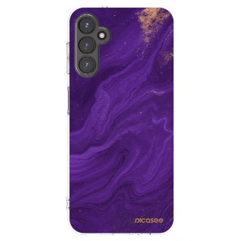 Picasee silikónový prehľadný obal pre Samsung Galaxy A14 5G A146P - Purple