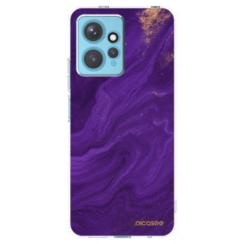 Picasee silikónový prehľadný obal pre Xiaomi Redmi Note 12 4G - Purple
