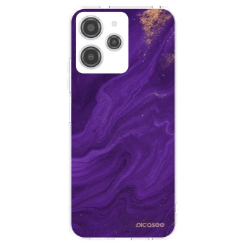 Picasee silikónový prehľadný obal pre Xiaomi Redmi 12 4G - Purple