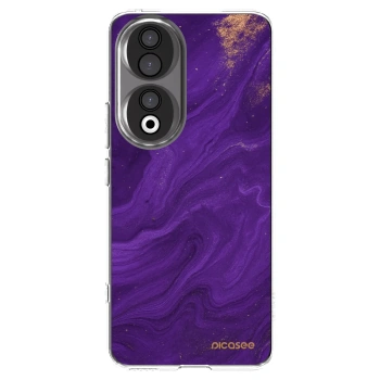 Picasee silikónový prehľadný obal pre Honor 90 5G - Purple