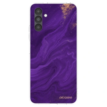 Picasee silikónový prehľadný obal pre Samsung Galaxy A04s A047F - Purple