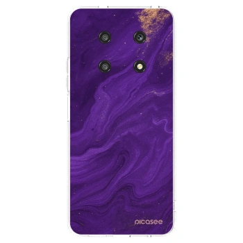Picasee silikónový prehľadný obal pre Honor Magic4 Lite 5G - Purple