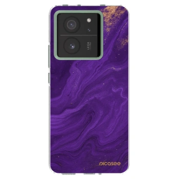 Picasee silikónový prehľadný obal pre Xiaomi 13T - Purple