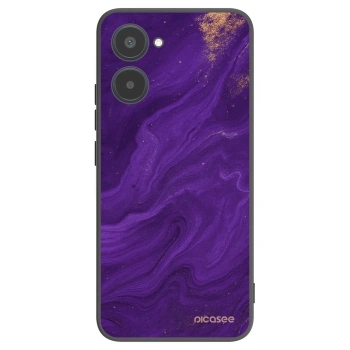 Picasee silikónový čierny obal pre Realme 10 4G - Purple