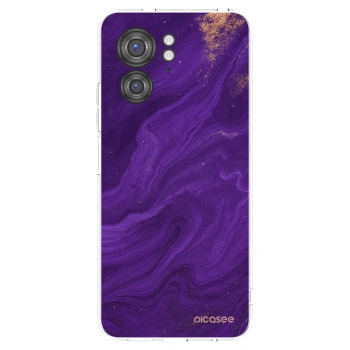 Picasee silikónový prehľadný obal pre Motorola Edge 40 - Purple